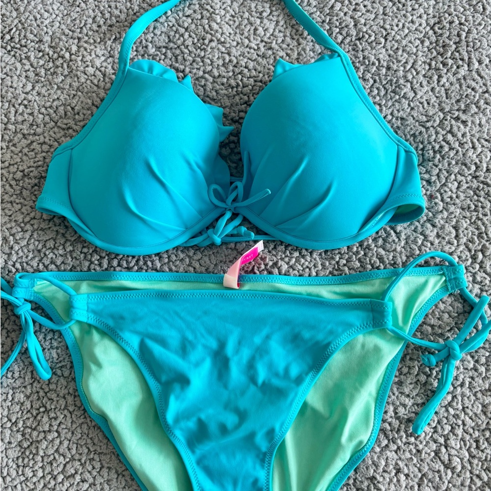 Women's Blue Bikini Set